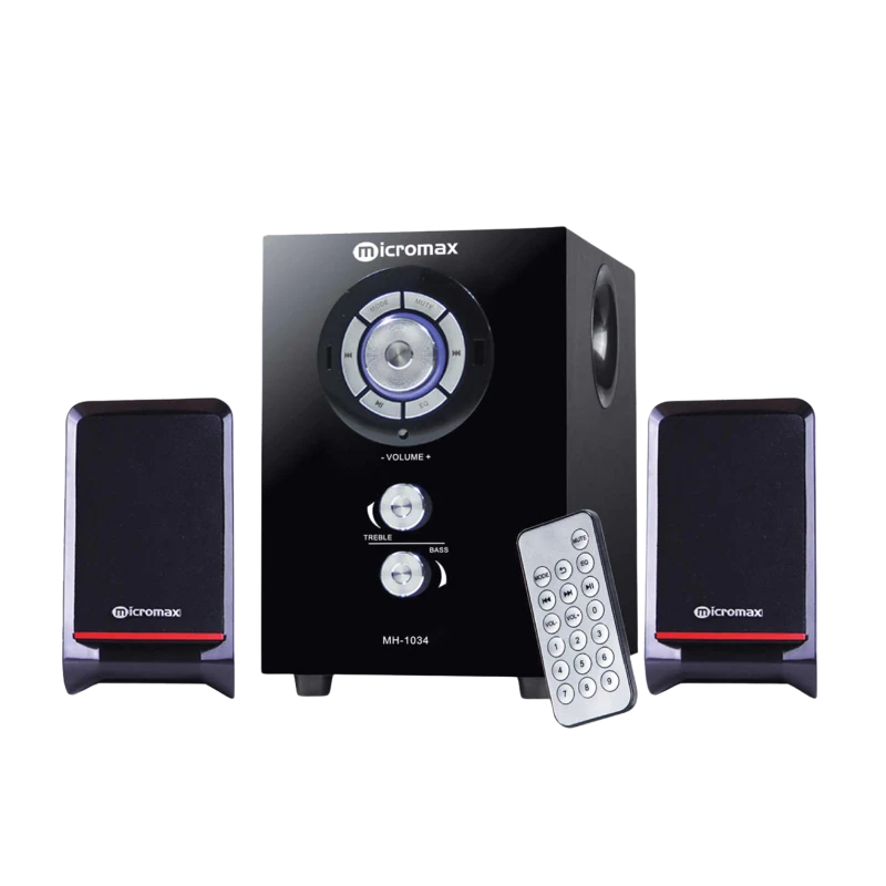 Micromax MX-1034 BT Multimedia 2.1 Bluetooth Speaker