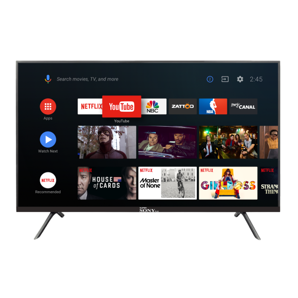 SUPER SONY PLUS 50″ METAL 4K SMART VOICE TV-2GB : 50SP01DM